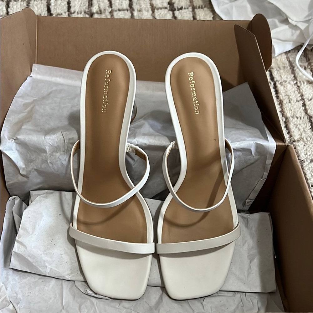 NIB Reformation Maison Heeled Sandal